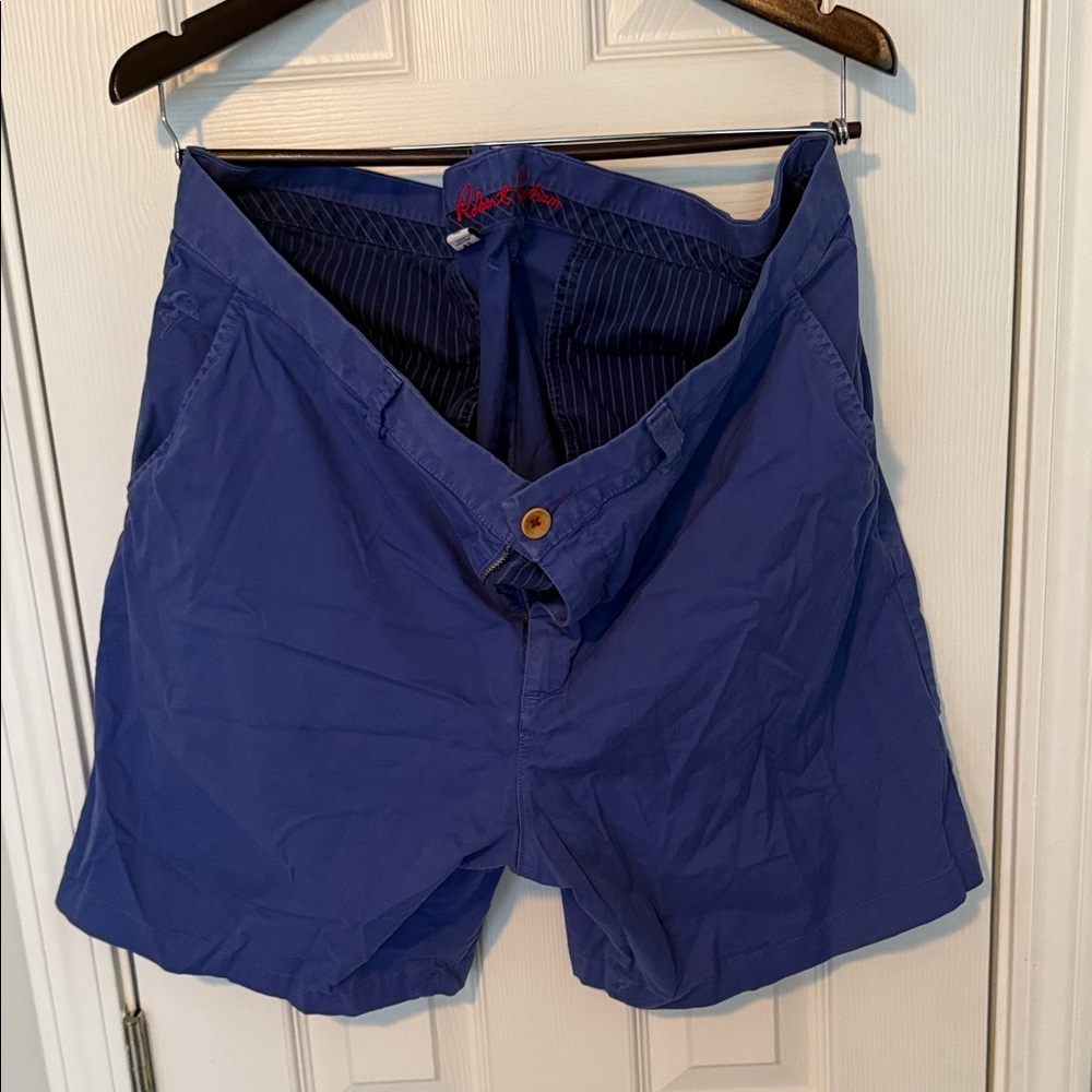 Robert Graham Blue Men's Shorts Sz 42